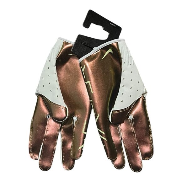 Nike Vapor Jet 7.0 Football Gloves White-Iridescent Men’s Size Medium - Picture 2 of 5
